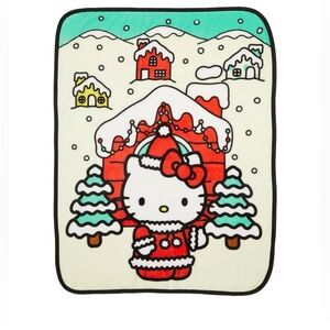 NEW Hello Kitty Holiday Kids Silky Soft Plush Throw, 40 x 50, Sanrio